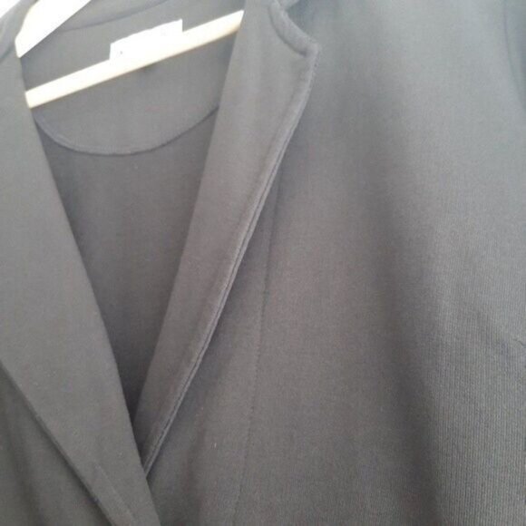 ETHOS \ Paris Blazer Jacket Organic Cotton Black Sz M - Picture 6 of 11